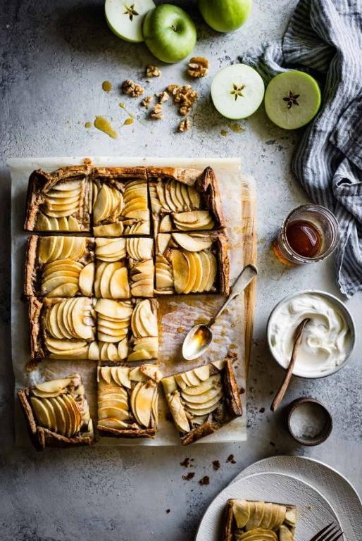 Maple Walnut Apple Galette