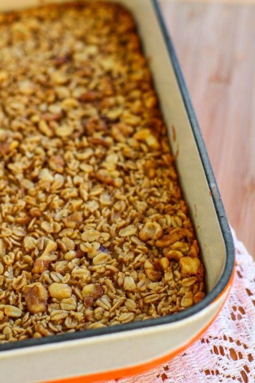 Maple Walnut Baked Oatmeal