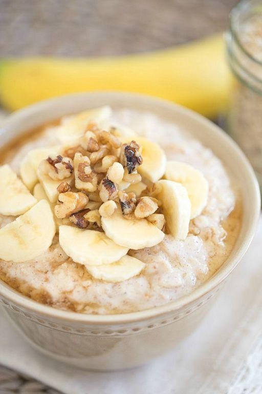 Maple Walnut Banana Oatmeal