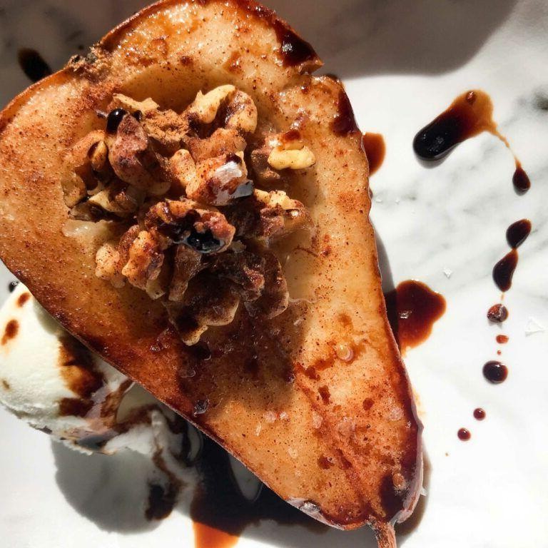 Maple and Walnut Pear Sauce