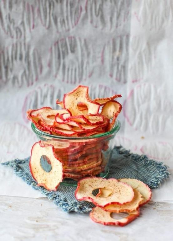 Maple-Glazed Dehydrated Apple Slices