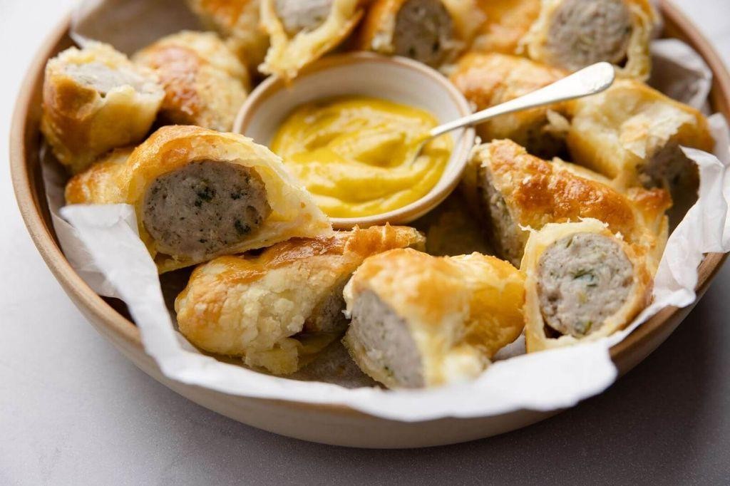Maple-Glazed Sausage Rolls