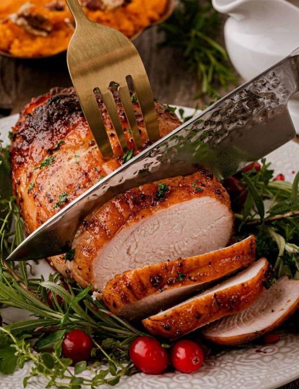 Maple-Glazed Smoked Turkey Breast