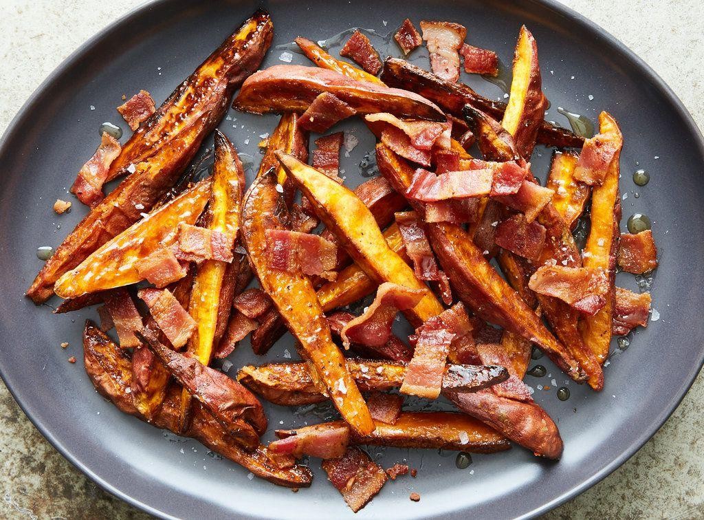 Maple-Glazed Sweet Potato Wedges