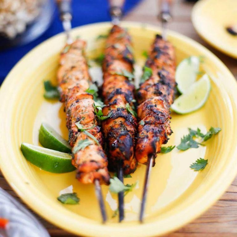 Marvelous Honey Lime Chicken Skewers