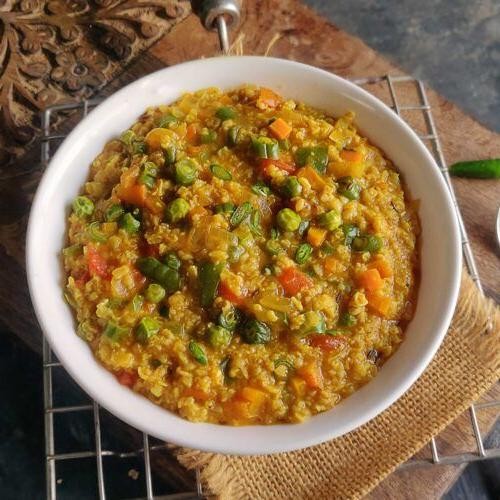 Masala Oats with Spicy Tadka