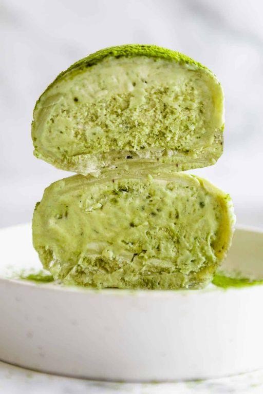 Matcha Green Tea Ice Cream Balls