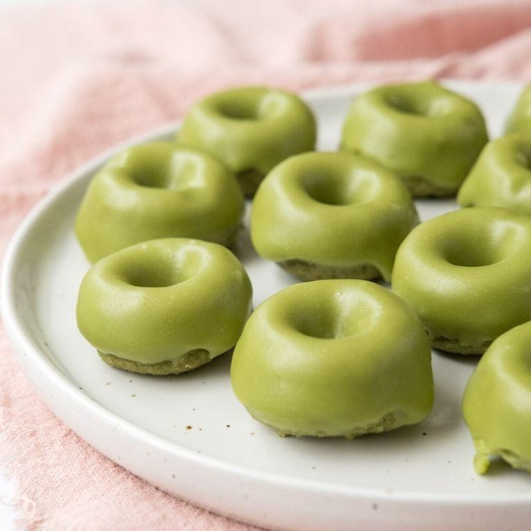 Matcha Green Tea Mini Donuts