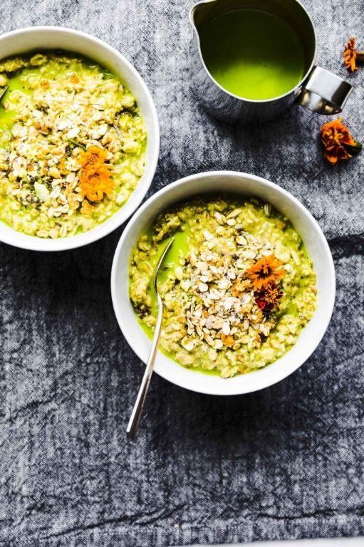 Matcha Green Tea Oatmeal