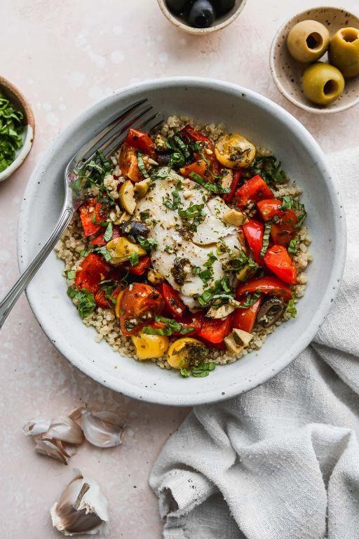 Mediterranean Baked Black Cod