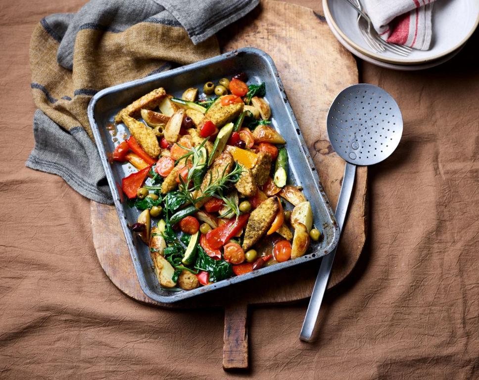 Mediterranean Baked Tempeh