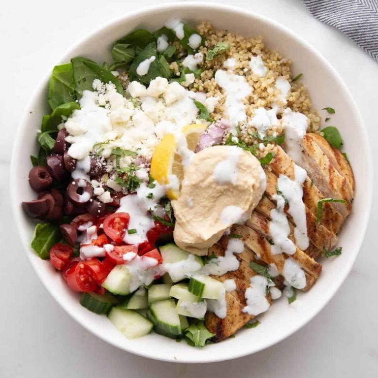 Mediterranean Chicken Quinoa Salad