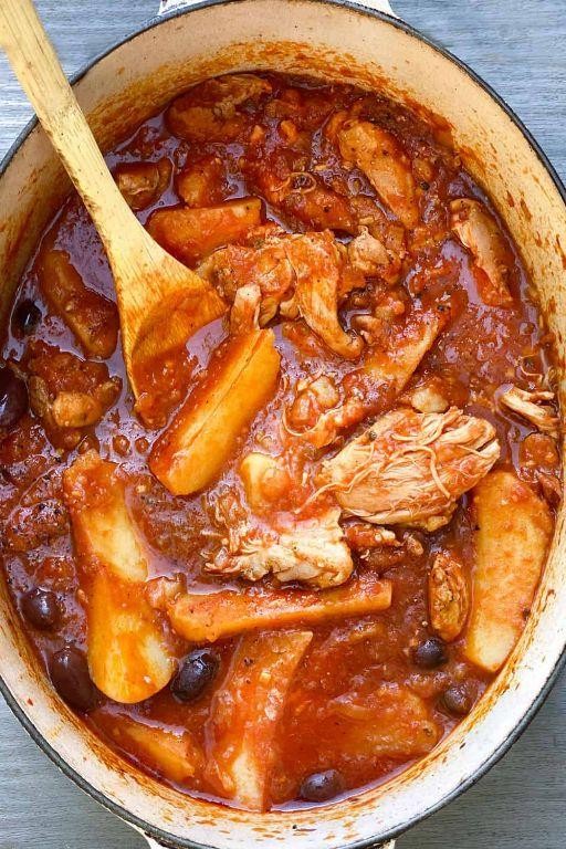 Mediterranean Chicken and Potato Stew