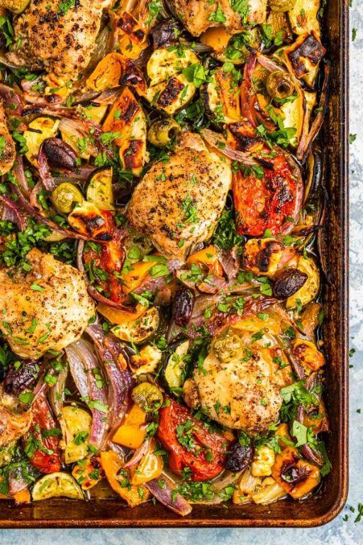Mediterranean Chicken and Vegetables