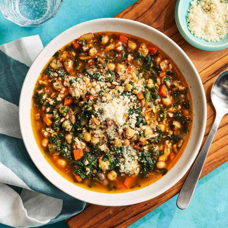 Mediterranean Chickpea and Spinach Slow Cooker Stew