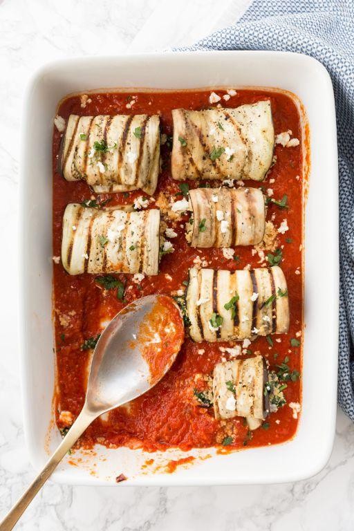 Mediterranean Eggplant Roll-Ups