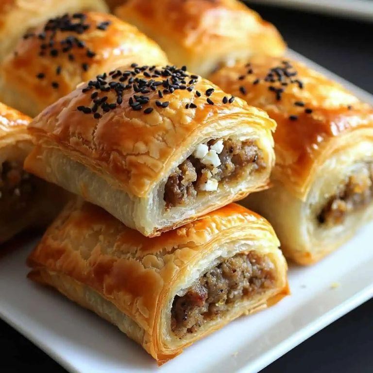 Mediterranean Feta Sausage Rolls