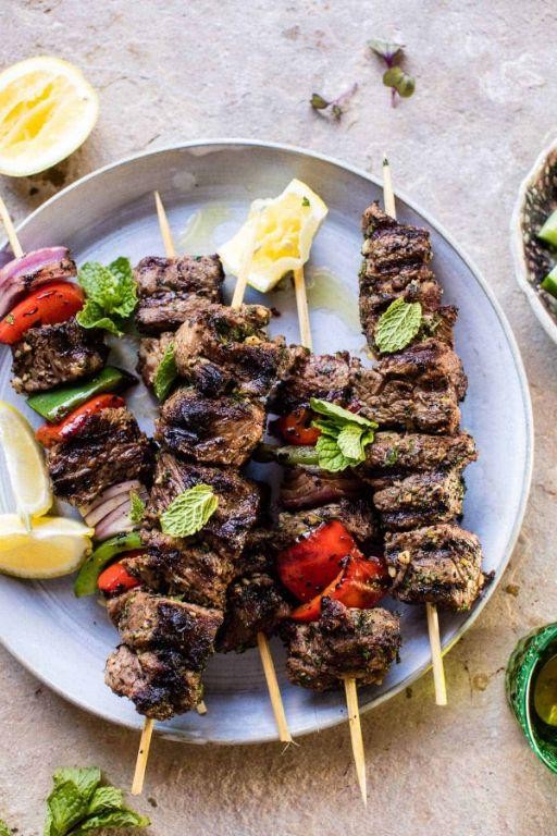 Mediterranean Grilled Lamb Kebabs
