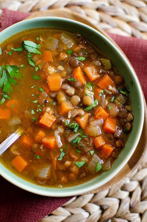 Mediterranean Lentil Vegetable Soup