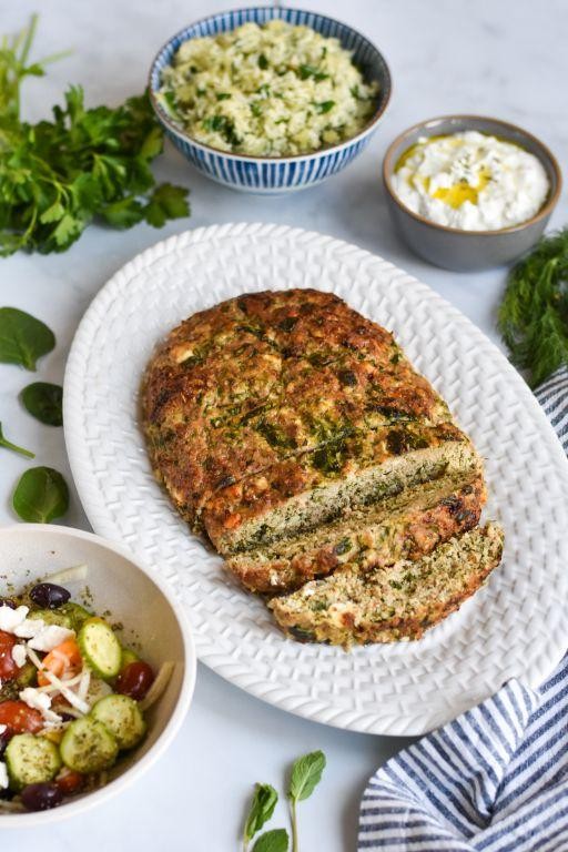Mediterranean Mini Meatloaf with Feta