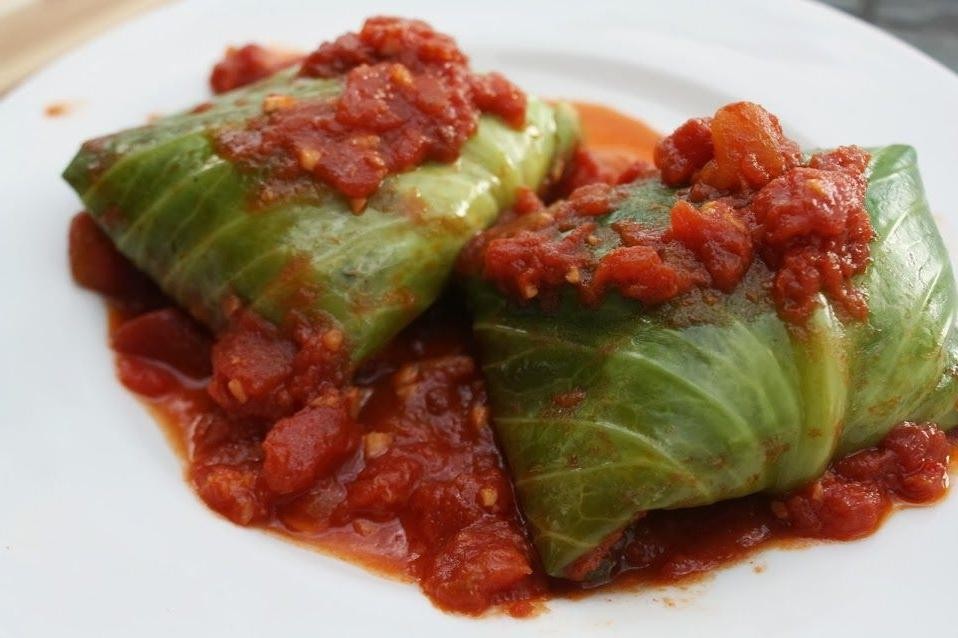 Mediterranean Quinoa and Spinach Stuffed Cabbage