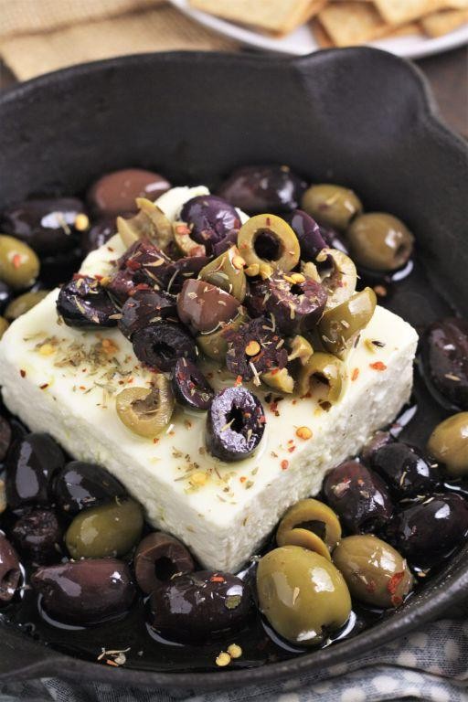 Mediterranean Rotelle with Feta and Olives