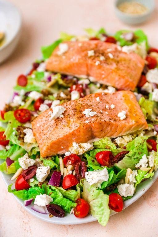 Mediterranean Salmon Salad