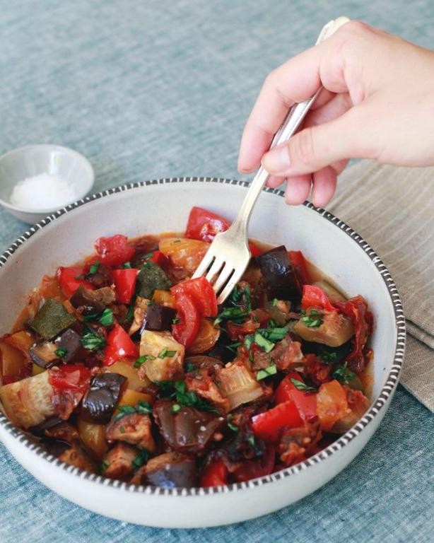 Mediterranean Slow Cooker Ratatouille