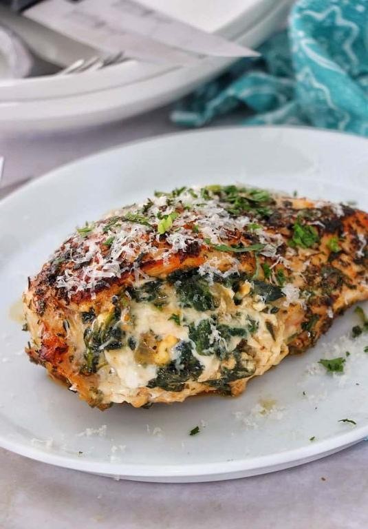 Mediterranean Stuffed Chicken Breasts