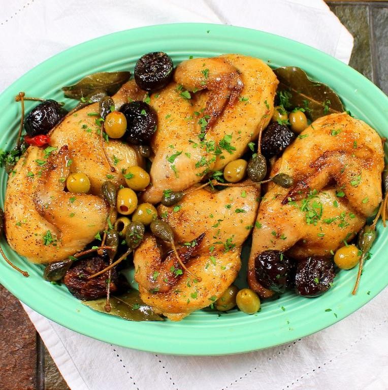 Mediterranean Style Slow Cooker Cornish Game Hens