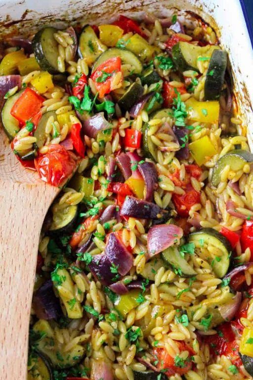 Mediterranean Vegetable Orzo