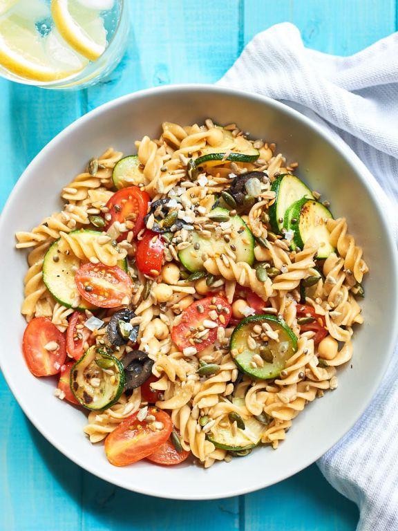 Mediterranean Veggie Pasta Salad