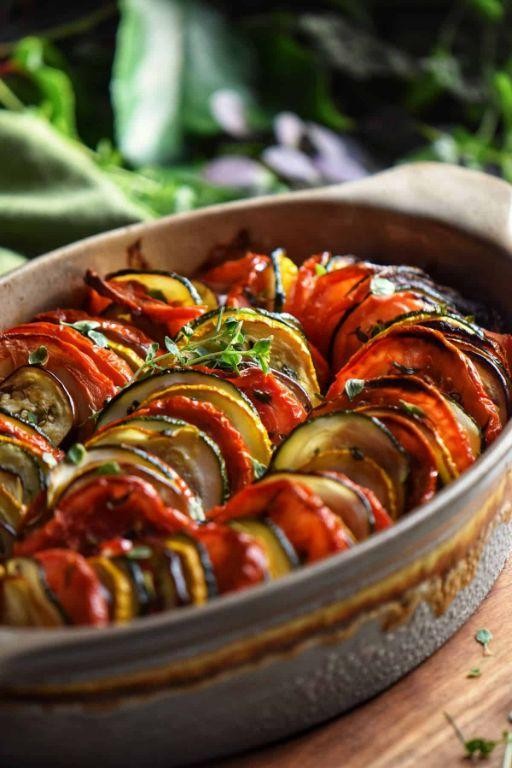 Mediterranean Zucchini and Eggplant Casserole