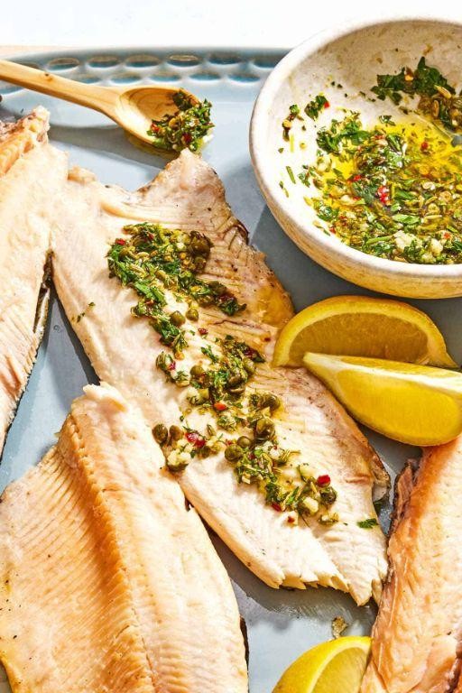 Mediterranean-Style Grilled Trout