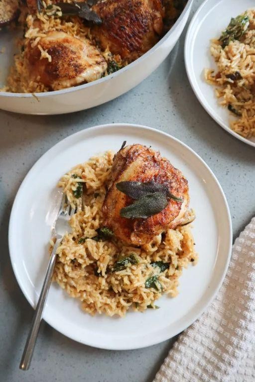 Mellow Rice and Chicken Dish