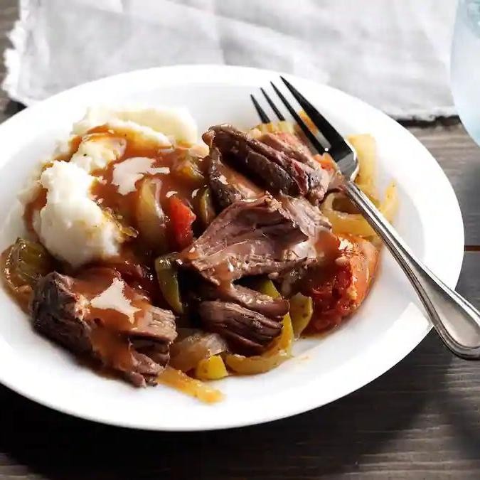 Melt-in-Your-Mouth Cubed Chuck Roast Casserole