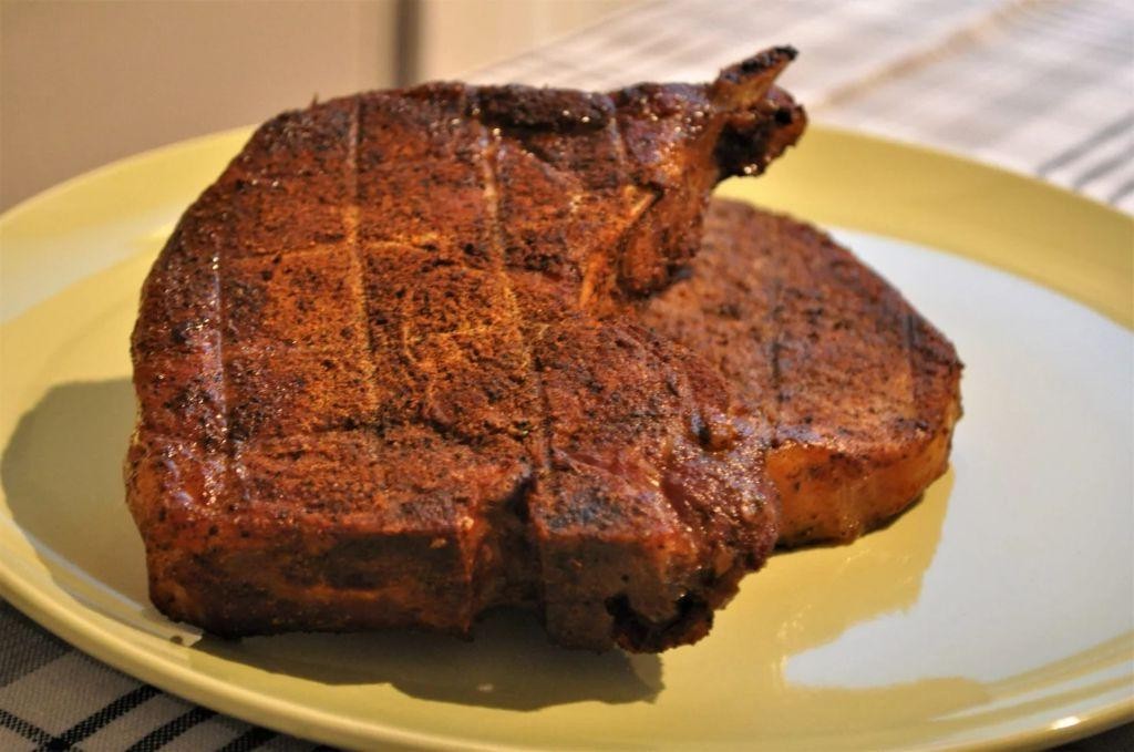Mesquite Smoked BBQ Pork Chops
