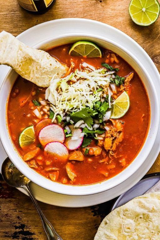 Mexican Chicken Pozole Rojo