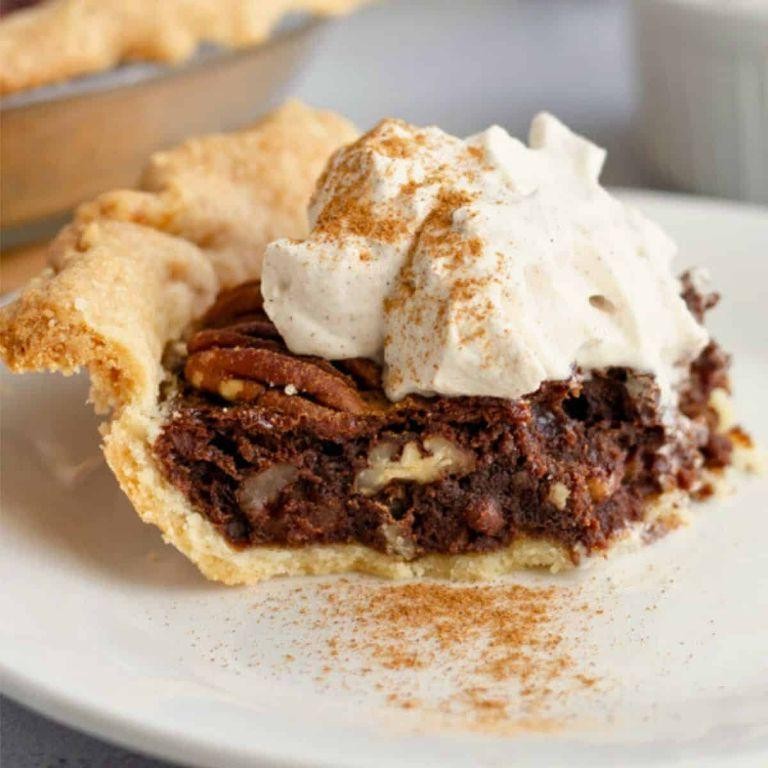 Mexican Chocolate Pecan Pie with Cinnamon Whipped Cream