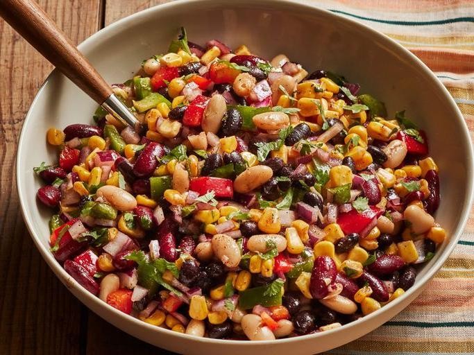 Mexican Fiesta Five Bean Salad with Corn