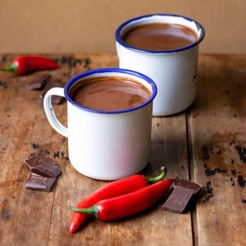 Mexican Hot Chocolate with Chili and Vanilla