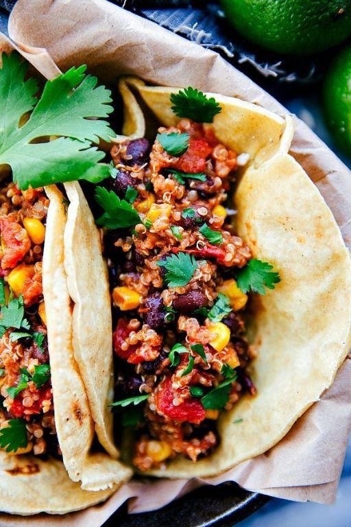 Mexican Quinoa Crock Pot Tacos