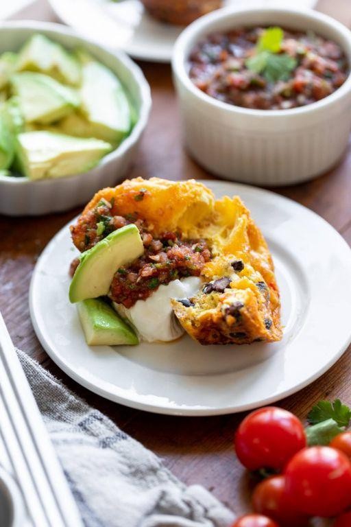 Mexican-Style Egg White Bites with Salsa
