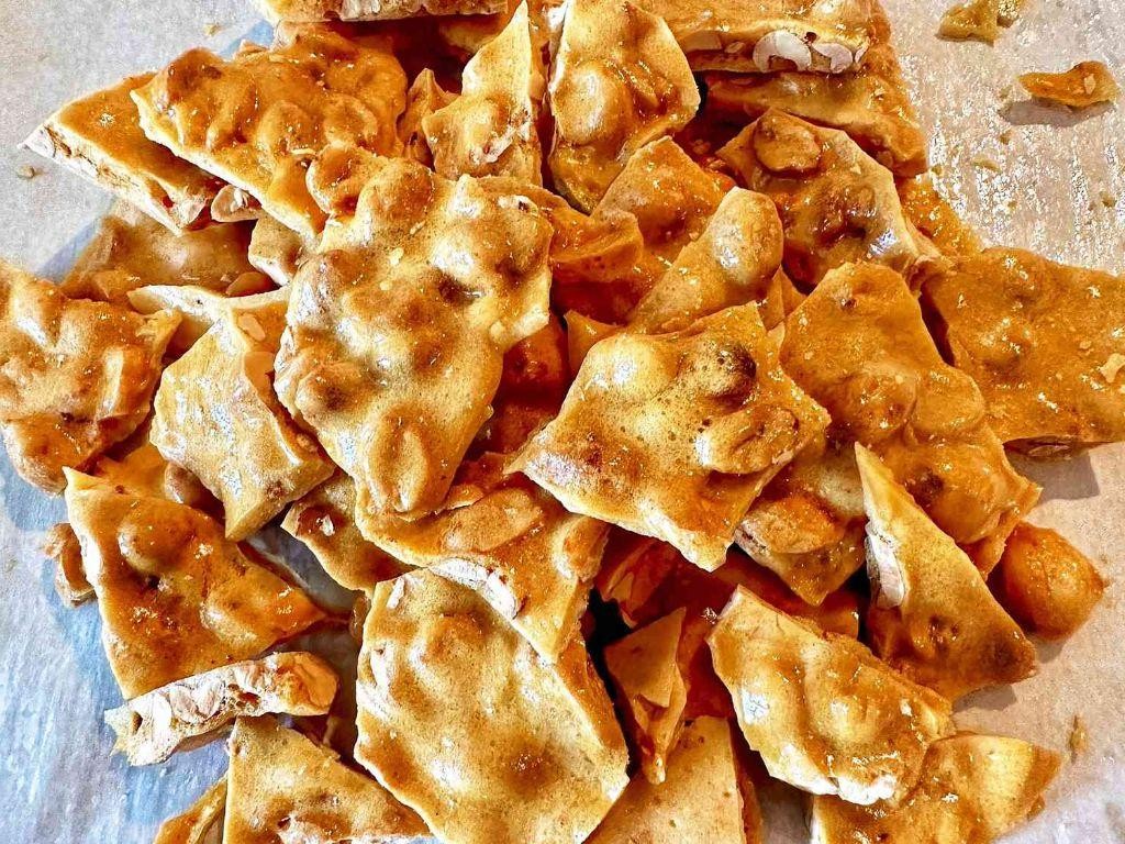 Microwave Peanut Brittle for Quick Preparation