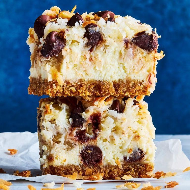 Milo Layered Cheesecake Bars