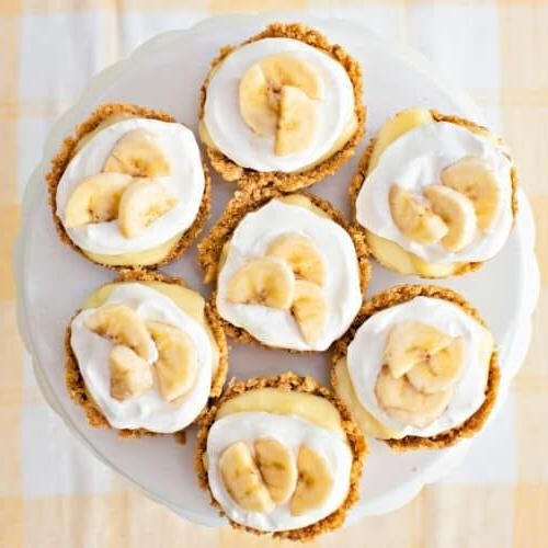 Mini Banana Cream Tartlets