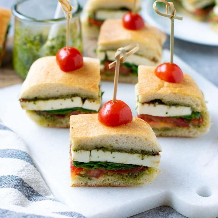 Mini Caprese Sandwiches