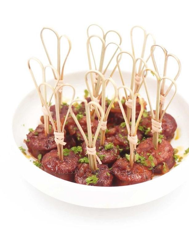 Mini Chorizo and Red Wine Skewers