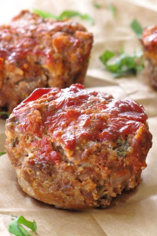 Mini Meatloaf with Sun-Dried Tomatoes