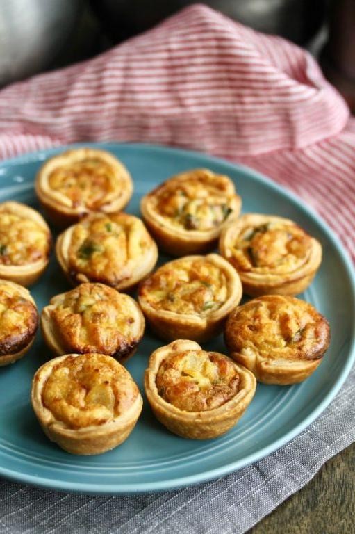 Mini Quiche Lorraines with Gruyère